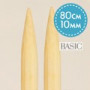 Drops Basic Round Sticks Birch 80cm 10.00mm / 31.5in US15