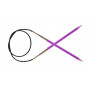 KnitPro Trendz Akrylowe okrągłe patyczki 60cm 5.00mm / 23.6in US8 Violet