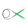 KnitPro Trendz akrylowe okrągłe patyczki 100cm 9.00mm / 39.4in US13 Zielony