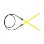 KnitPro Trendz Akrylowe okrągłe patyczki 120cm 6.00mm / 47.2in US10 Żółty