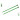 KnitPro Trendz Igły do dziergania / igły do swetrów akrylowe 25cm 4,50mm / 9,8in US7 Zielony