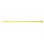 KnitPro Trendz Single Crochet Hook Acrylic 30cm 6.00mm Yellow for Tunisian Crochet/Crocheting
