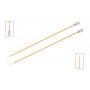 KnitPro Zing Knitting Needles / Jumper Needles Aluminium 25cm 2,25mm / 9,8in US1 Amber