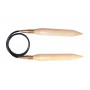 KnitPro Jumbo Birch Round Sticks 120cm 35.00mm / 47.2in