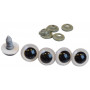Bezpieczne oczy Infinity Hearts / Oczy Amigurumi białe 14 mm - 5 szt.