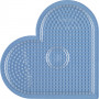 Hama Midi Beadboard Heart Large Transparent 17,5x15,5cm - 1 szt.