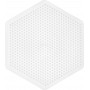 Hama Midi Beadboard Hexagon Large Biały 16,5x14,5cm - 1 szt.