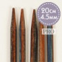 Drops Hosiery Sticks Wood 20cm 4,50mm US7 Pro Romance
