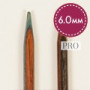 Drops Interchangeable Round Sticks Wood, 13cm 6.00mm US10 Pro Romance