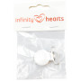 Klipsy Infinity Hearts Seleclips Round White - 1 szt.