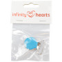 Klipsy Infinity Hearts Seleclips Round Blue - 1 szt.