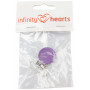 Klipsy Infinity Hearts Seleclips Round Purple - 1 szt.