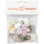 Infinity Hearts Seleclips z zestawem smoczków. kolory - 6 szt.