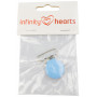 Klipsy Infinity Hearts Seleclips Round Light Blue - 1 szt.