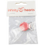Klipsy Infinity Hearts Seleclips Round Czerwony - 1 szt.