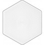 Hama Midi Beadboard Hexagon Large Biały 16,5x14,5cm - 1 szt.