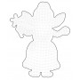 Hama Midi Beadboard Fairy White 13,5x10,5cm - 1 szt.