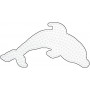 Hama Midi Beadboard Dolphin White 15,5x7,5cm - 1 szt.