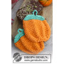 Roasted Pumpkin by DROPS Design - Dekoracja na Halloween - Dziergane Łapki Kuchenne 