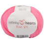 Infinity Hearts Rose 8/4 Yarn Unicolour 33 Pink
