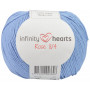 Włóczka Infinity Hearts Rose 8/4 Yarn Unicolor 92 Light Denim Blue