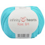 Infinity Hearts Rose 8/4 włóczka Unicolor 130 Light Turquoise