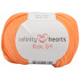 Infinity Hearts Rose 8/4 Yarn Unicolour 192 Light Orange