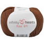 Infinity Hearts Rose 8/4 Włóczka Unicolor 228 Dark Brązowy