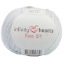 Infinity Hearts Rose 8/4 Włóczka Unicolor 230 Pearl Szary