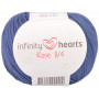 Infinity Hearts Rose 8/4 Włóczka Unicolor 114 Navy Niebieski