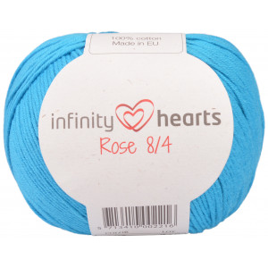 Infinity Hearts Rose 8/4 Yarn Unicolor 125 Turkusowy