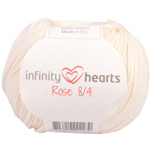 Infinity Hearts Rose 8/4 Yarn Unicolor 172 Ecru