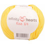 Infinity Hearts Rose 8/4 Włóczka Unicolor 179 Żółty