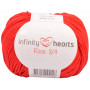 Infinity Hearts Rose 8/4 Włóczka Unicolor 19 Czerwony