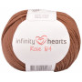 Infinity Hearts Rose 8/4 Yarn Unicolour 219 Brown