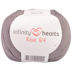 Infinity Hearts Rose 8/4 Yarn Unicolor 235 Szary