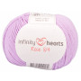 Infinity Hearts Rose 8/4 Włóczka Unicolor 52 Lilac