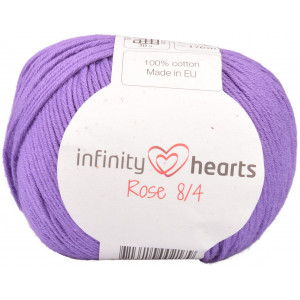 Infinity Hearts Rose 8/4 Yarn Unicolor 69 Fioletowy