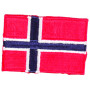 Naprasowanka Flaga Norwegii 4x6cm - 1 szt.