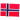 Naprasowanka Flaga Norwegii 9x6cm - 1 szt.