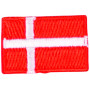 Naprasowanka Flaga Danii 3x2cm - 1 sztuka