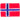 Naprasowanka Flaga Norwegii 3x2cm - 1 szt.