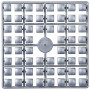 Pixelhobby XL Beads 561 Silver 5x5mm - 60 pikseli