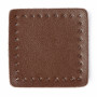 Uchwyt do paska Prym Leather Brown 5,5x5,5cm - 4 szt.