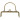 Prym Wieszak na torebki Elisabeth Soft Steel Antique Brass 17,6x6,3cm