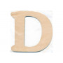 Litera drewniana D 10x0,4cm - 1 szt.