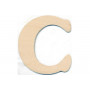 Litera drewniana C 10x0,4cm - 1 szt.
