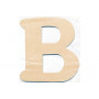 Litera drewniana B 10x0,4cm - 1 szt.