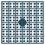 Pixelhobby Midi Beads 495 Extra Dark Turkusowy Niebieski 2x2mm - 140 pikseli