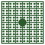 Pixelhobby Midi Beads 341 Dark Parrot Zielony 2x2mm - 140 pikseli